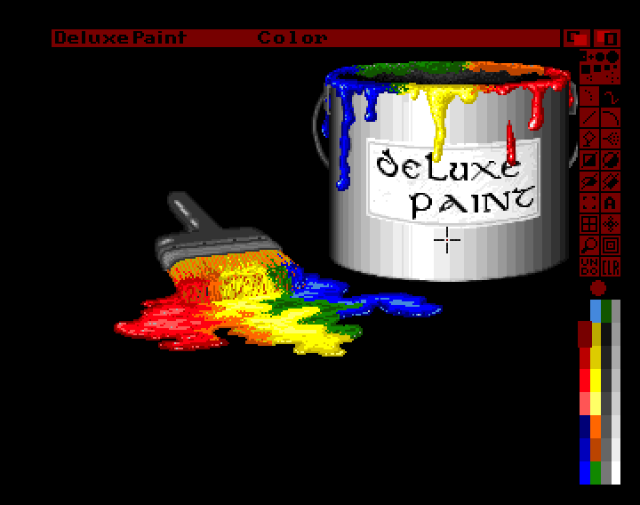 Screenshot of Deluxe Paint