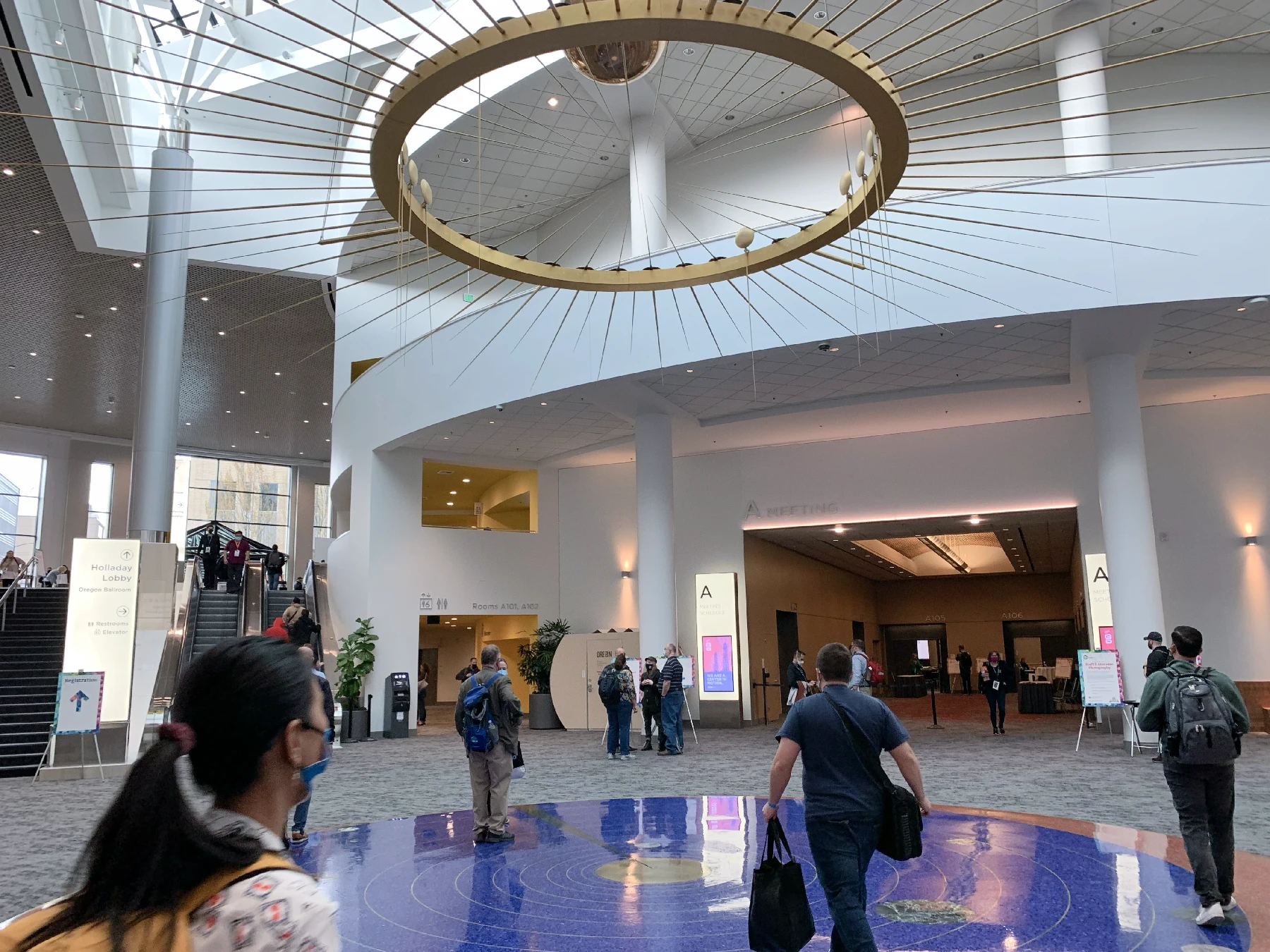 Entrance hall of the Convention Center