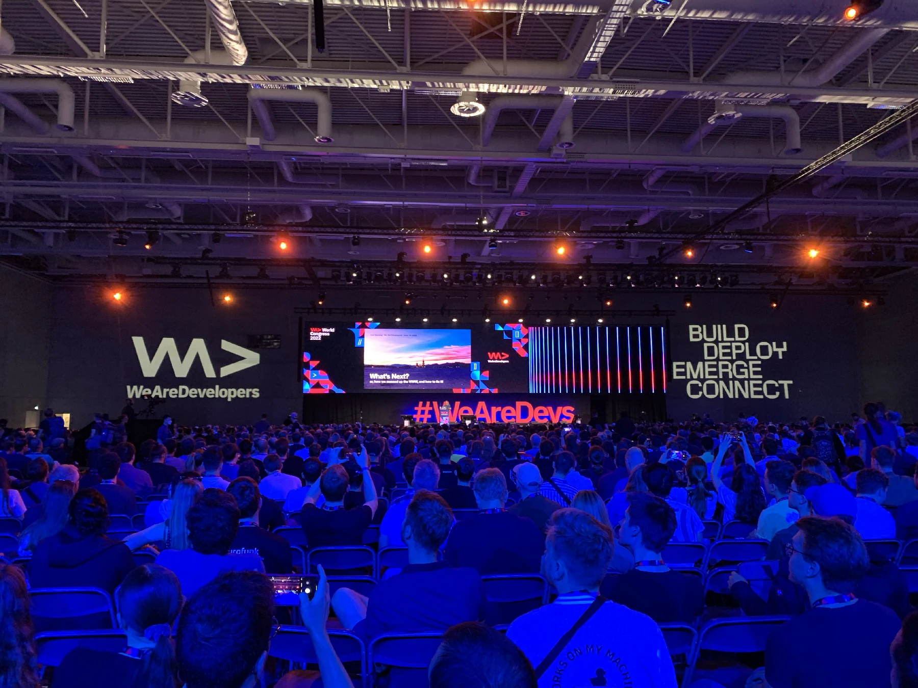 The main stage of the conference