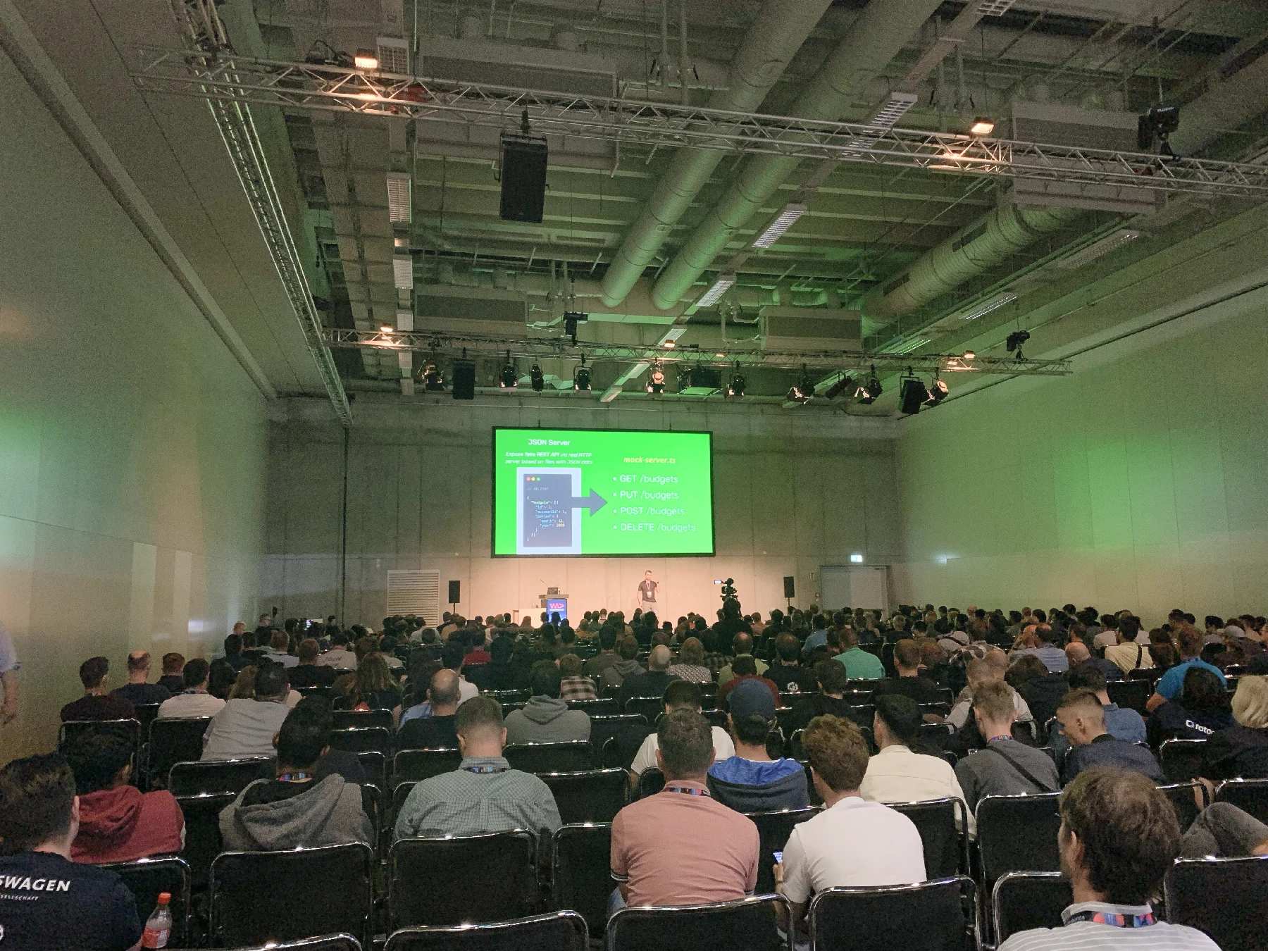 One of the training sessions at WeAreDevelopers 2022