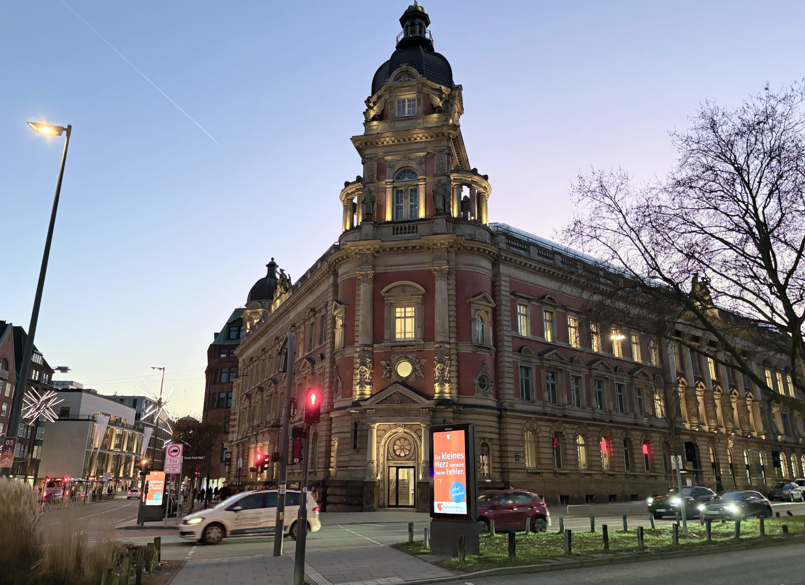 A beatiful old building in Hamburg close to the Congress Center