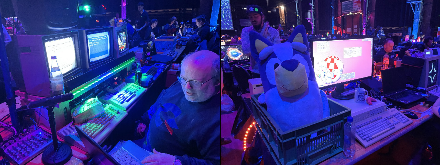 Just two example of the great tables of participants at Evoke 2023