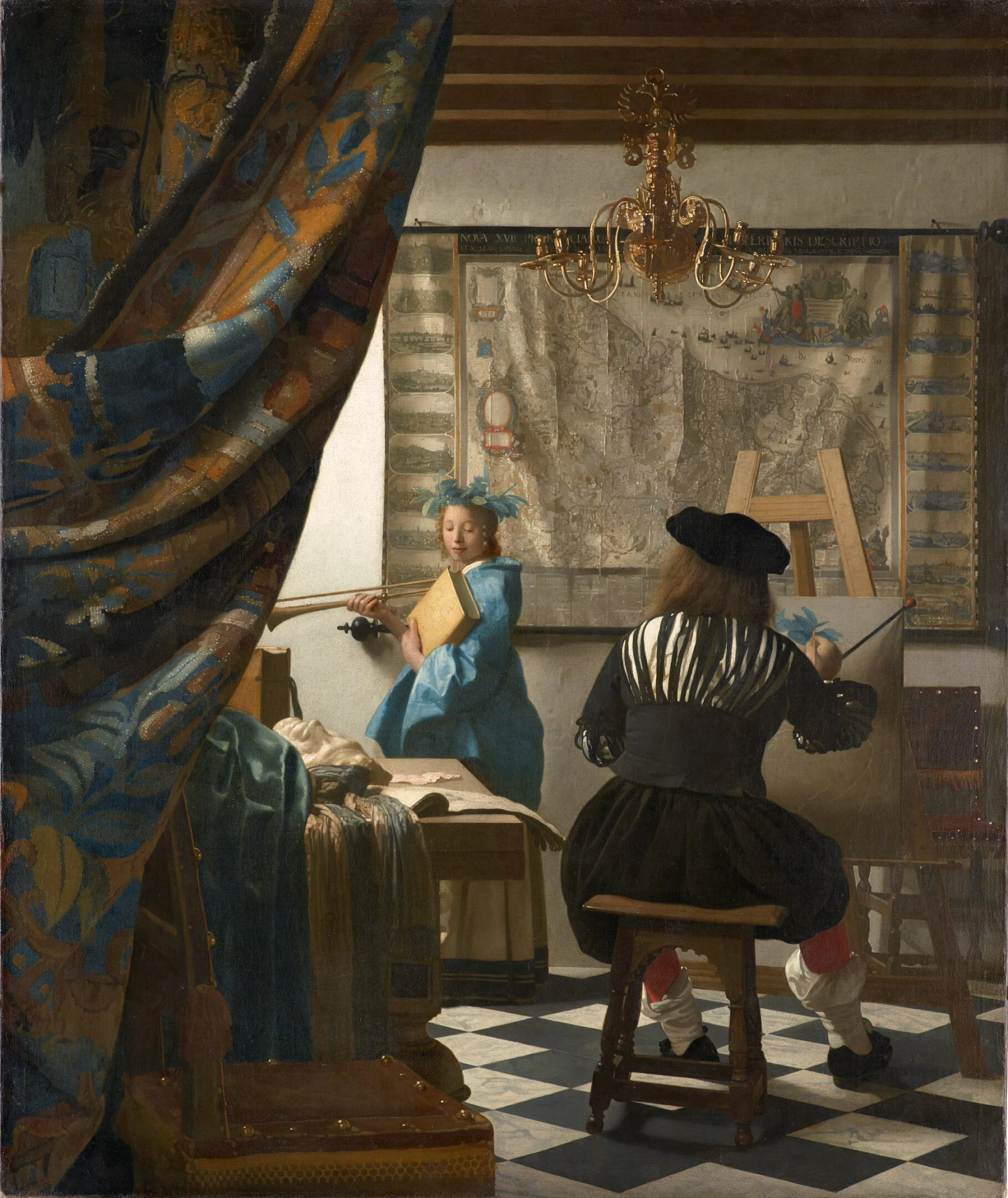 Vermeer's The Art of Painting, depicting an artist in his studio