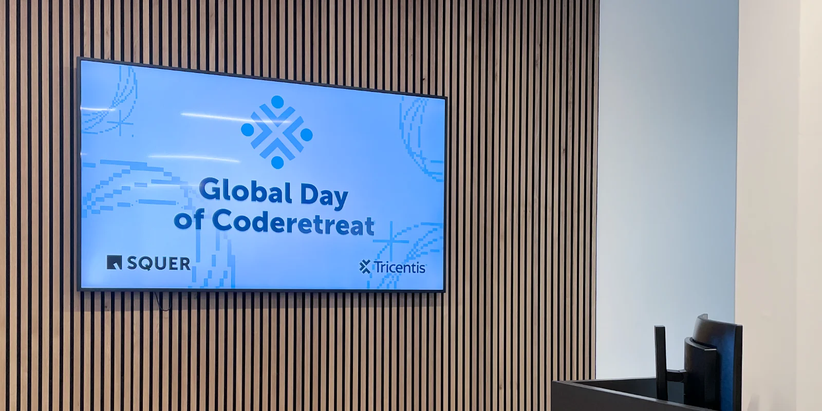A screen pointing out that today was the Global Day of Coderetreat