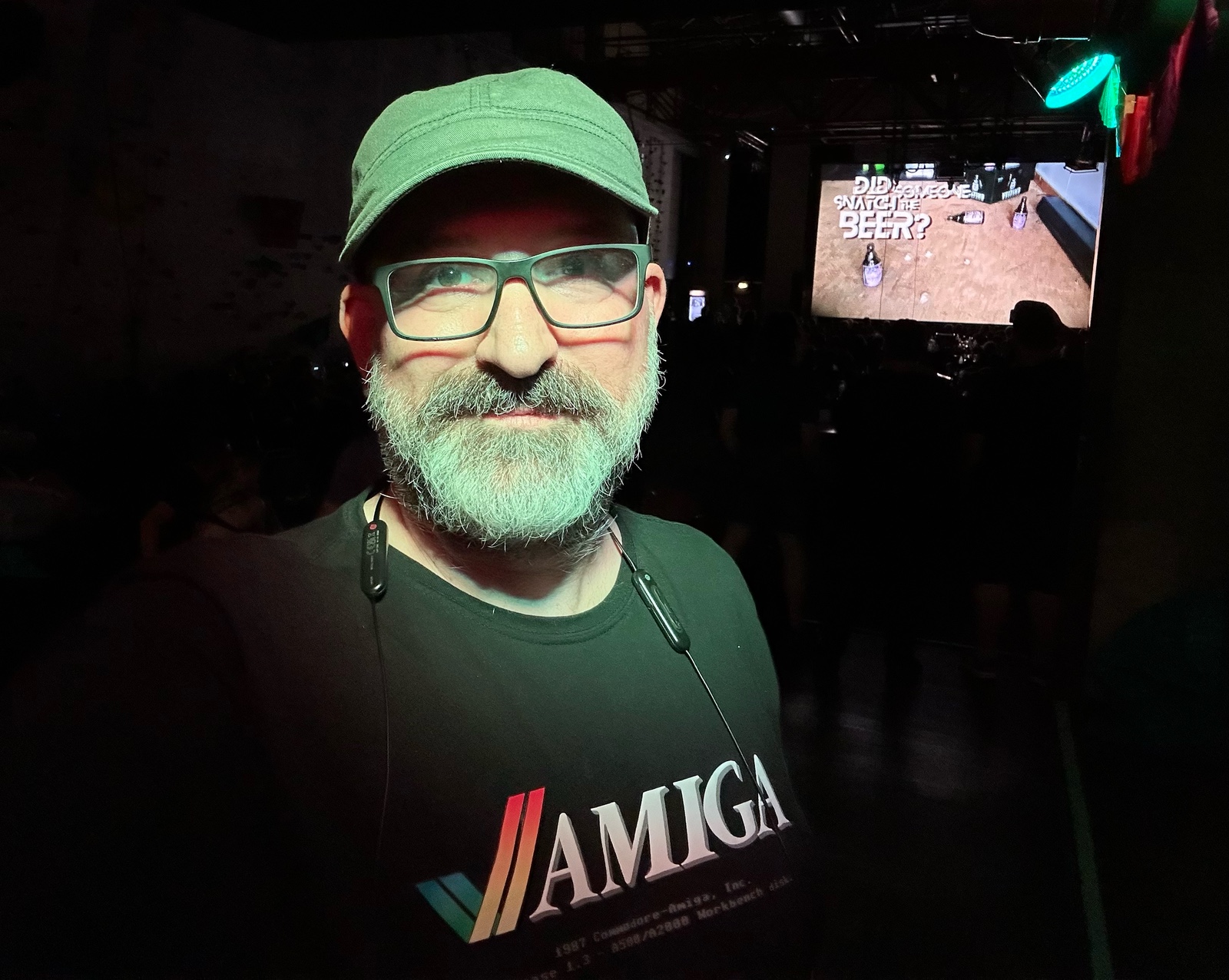 Marin, half in shadows at Evoke 2025