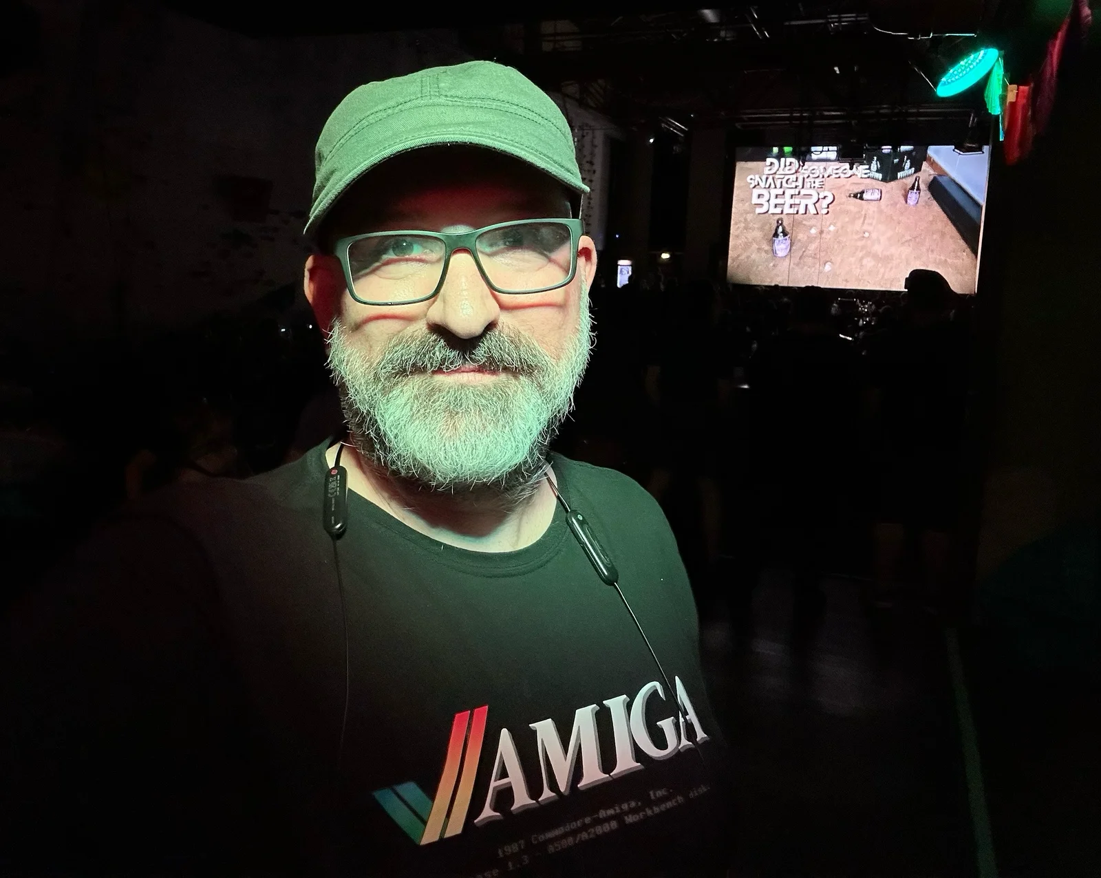 Marin, half in shadows at Evoke 2025