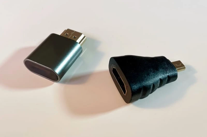 HDMI Dummy Adapter and Converter to Micro HDMI
