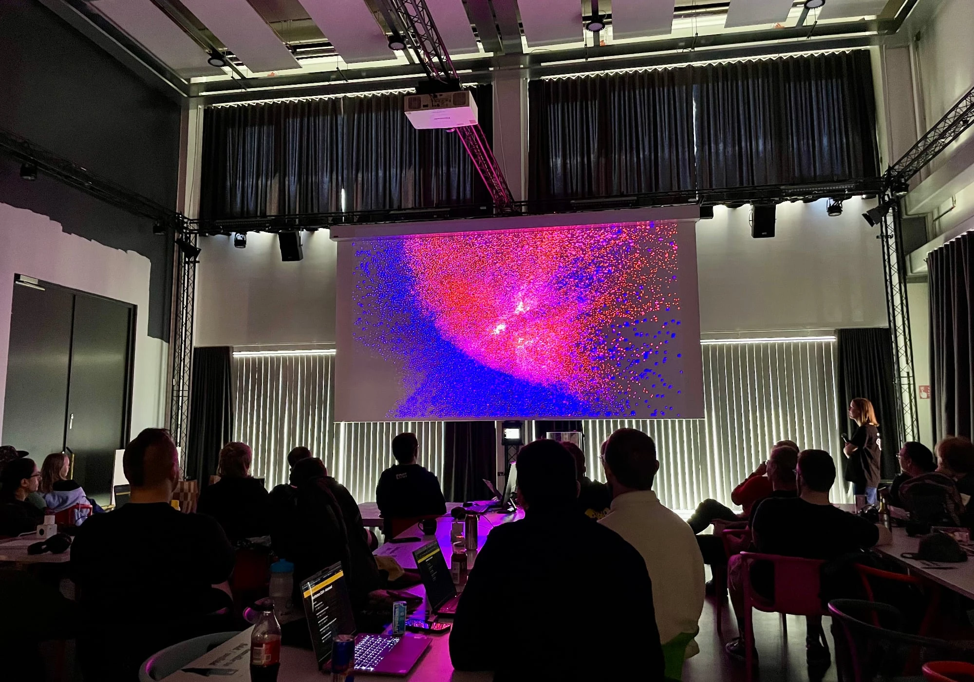 The presentation of the compeition entries
