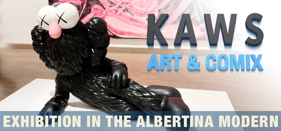 Thumbnail for the article featuring KAWS character.