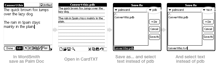 Converting PDBs using CardTXT