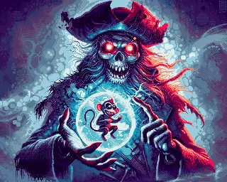 Pixel art by Critikill: LeChuck.