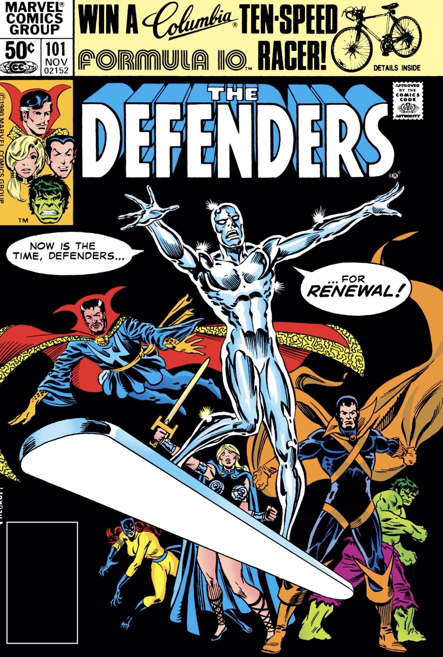 The Defenders #101 (1981) — interior