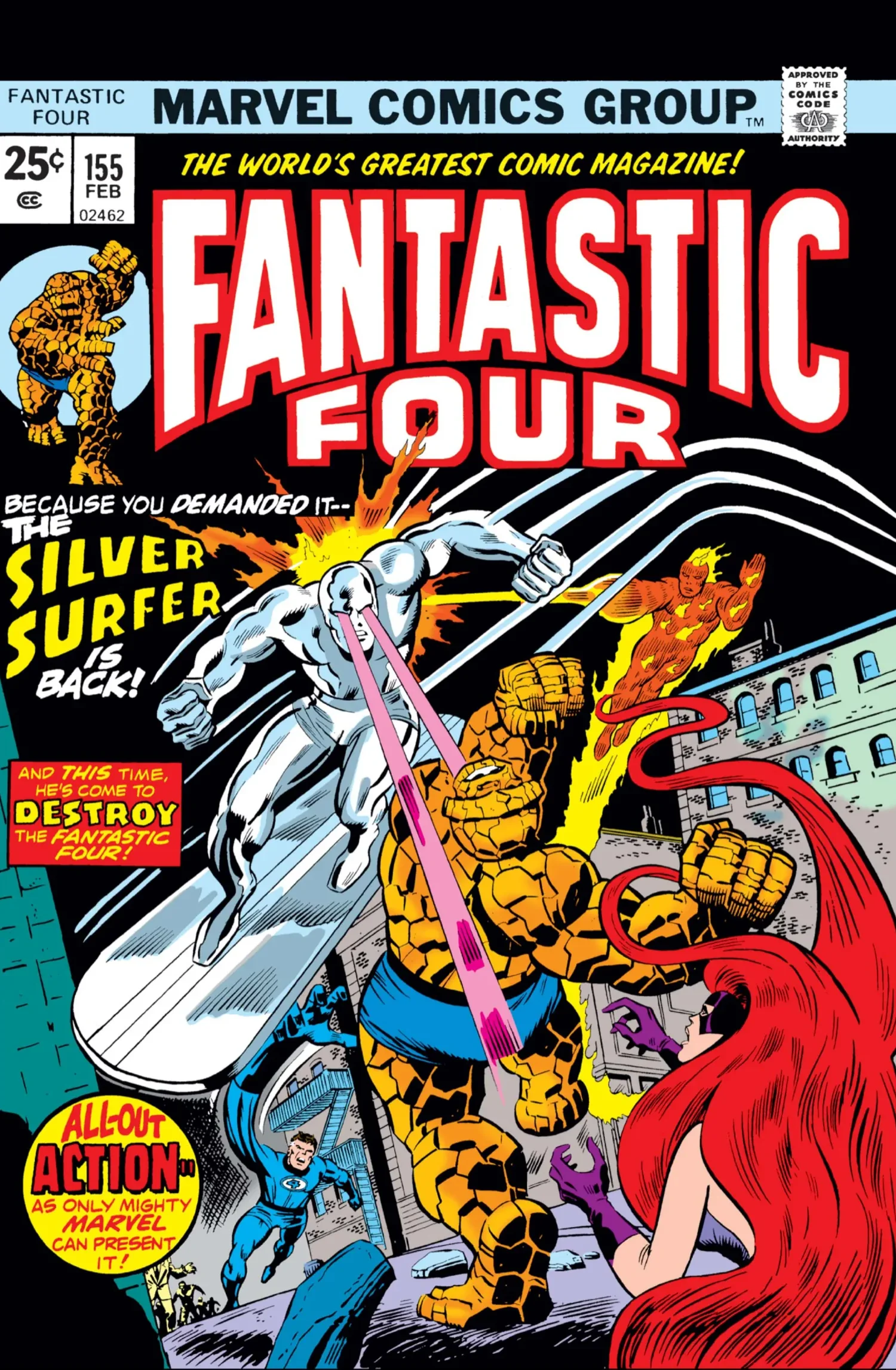 Fantastic Four #155 (1975) — cover