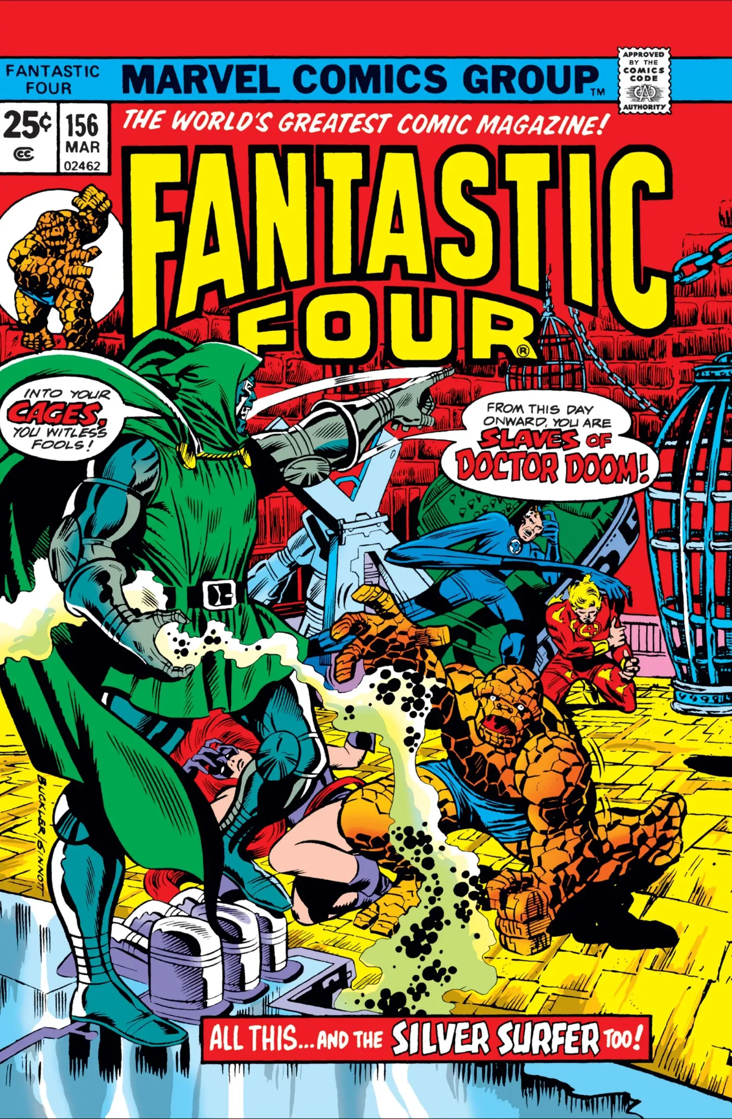 Fantastic Four #156 (1975) — cover