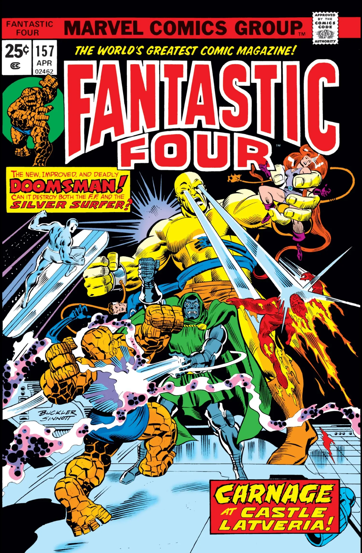 Fantastic Four #157 (1975) — cover