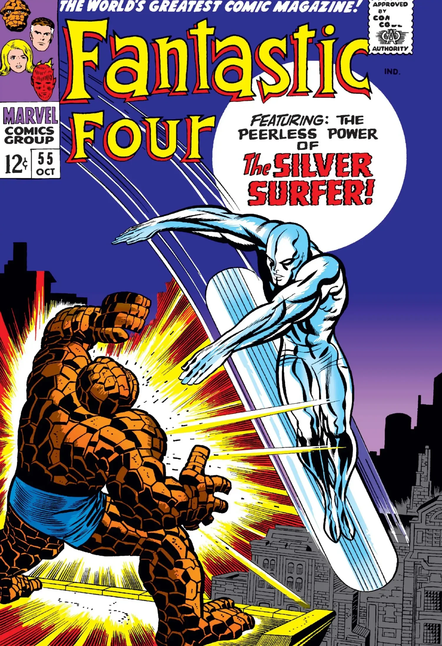 Fantastic Four #55 (Oct. 1966) — cover