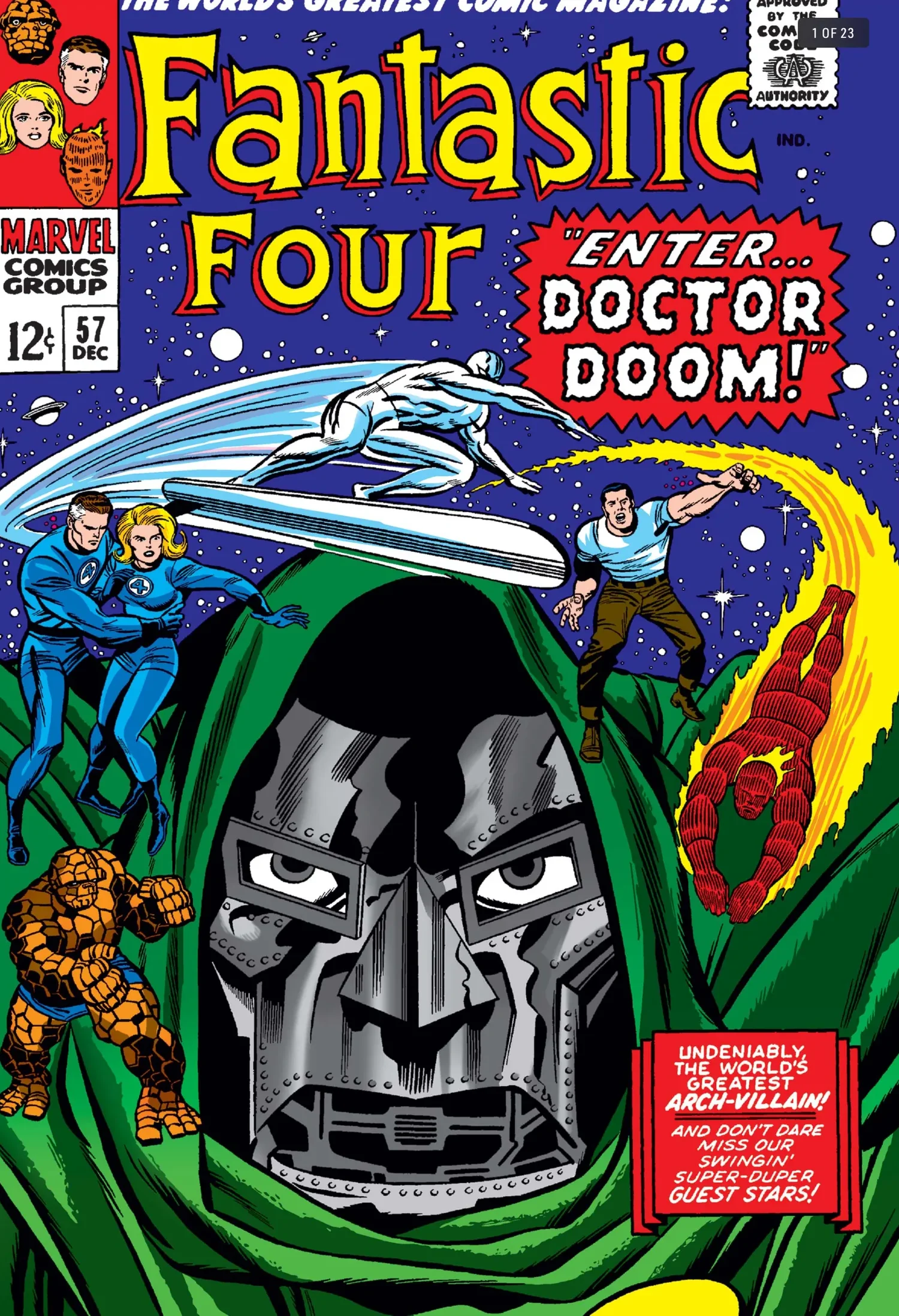Fantastic Four #57 (Dec. 1966) — cover
