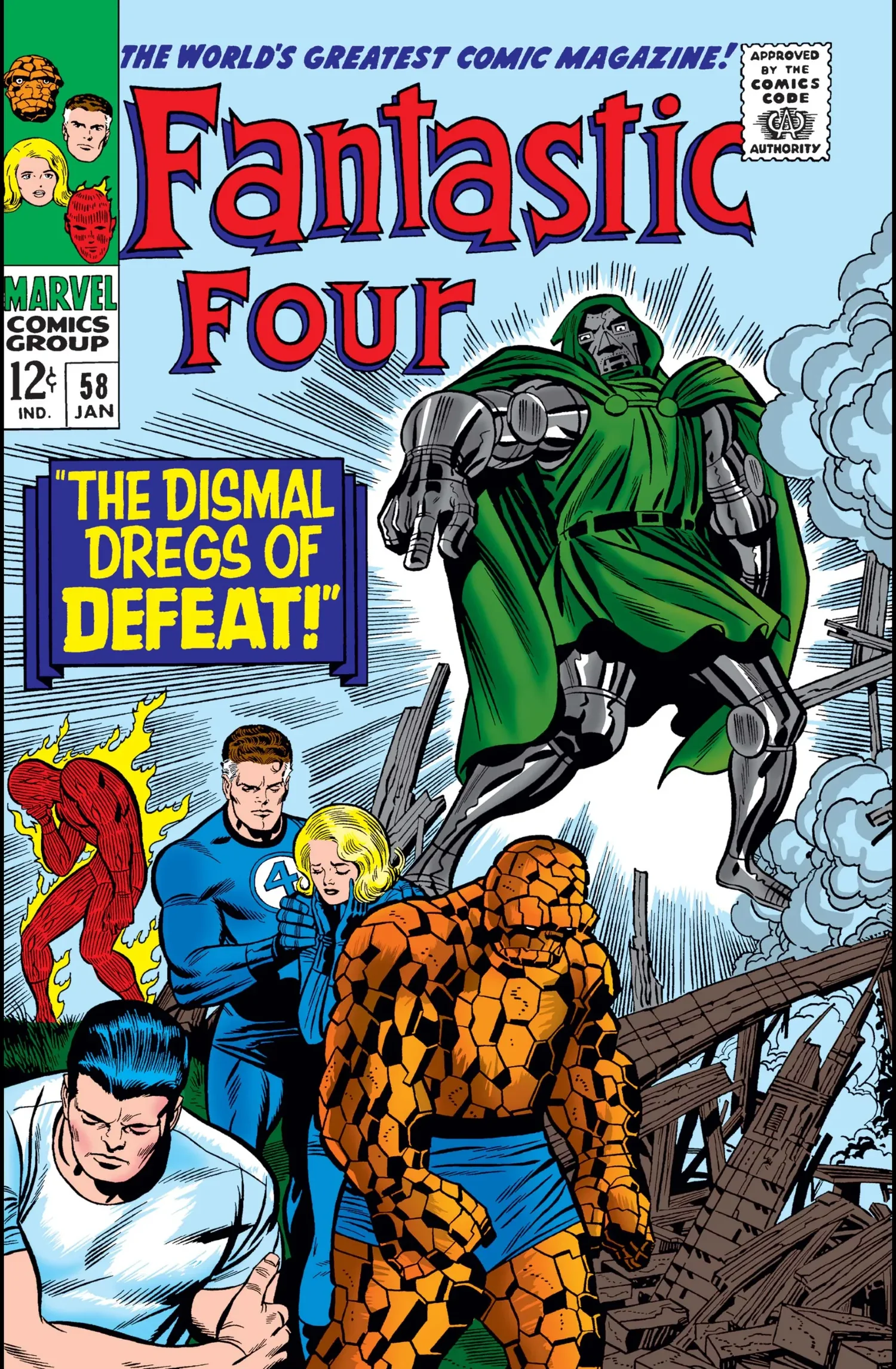 Fantastic Four #58 (Jan. 1967) — cover
