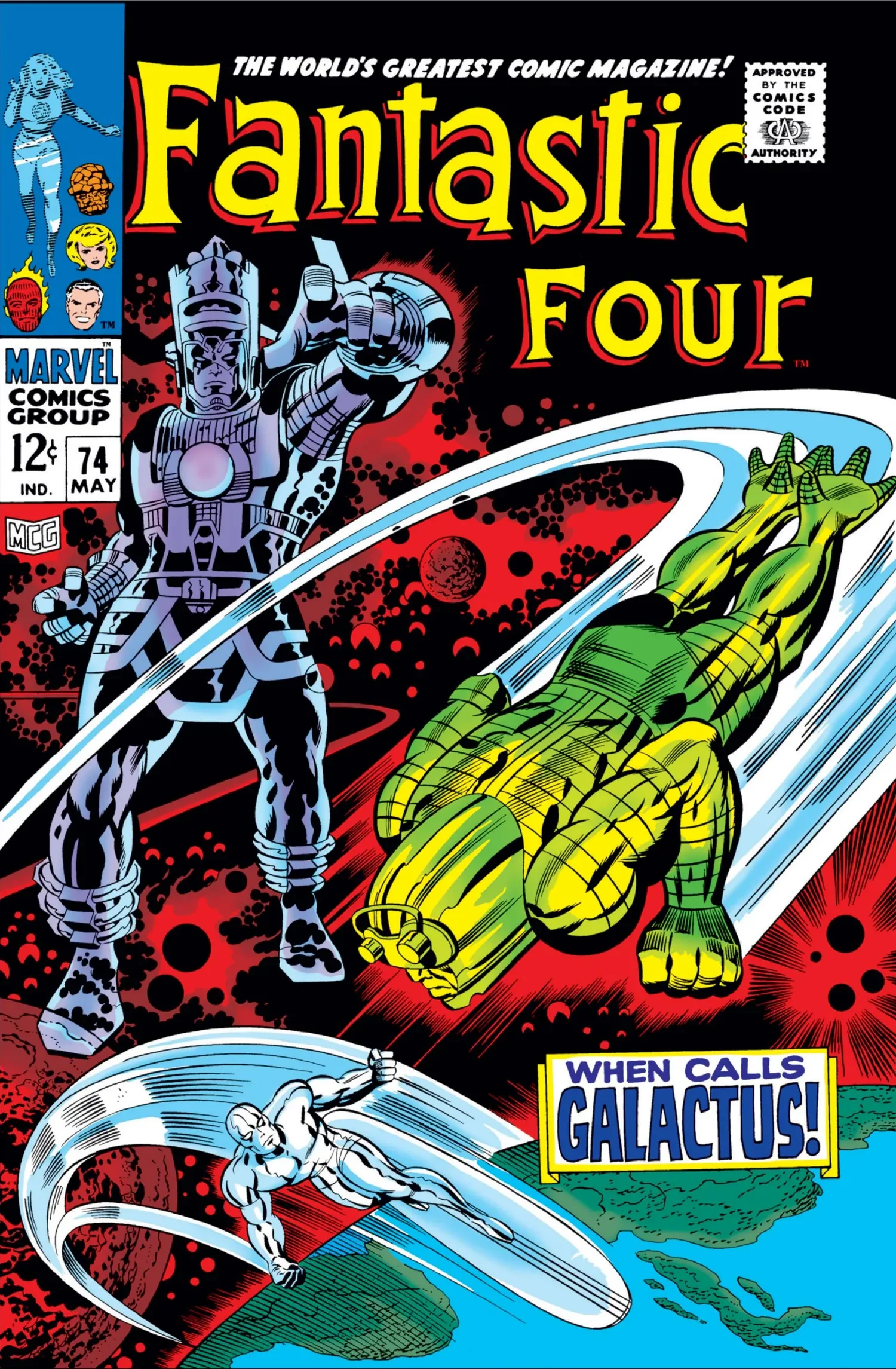 Fantastic Four #74 (May 1968) — cover
