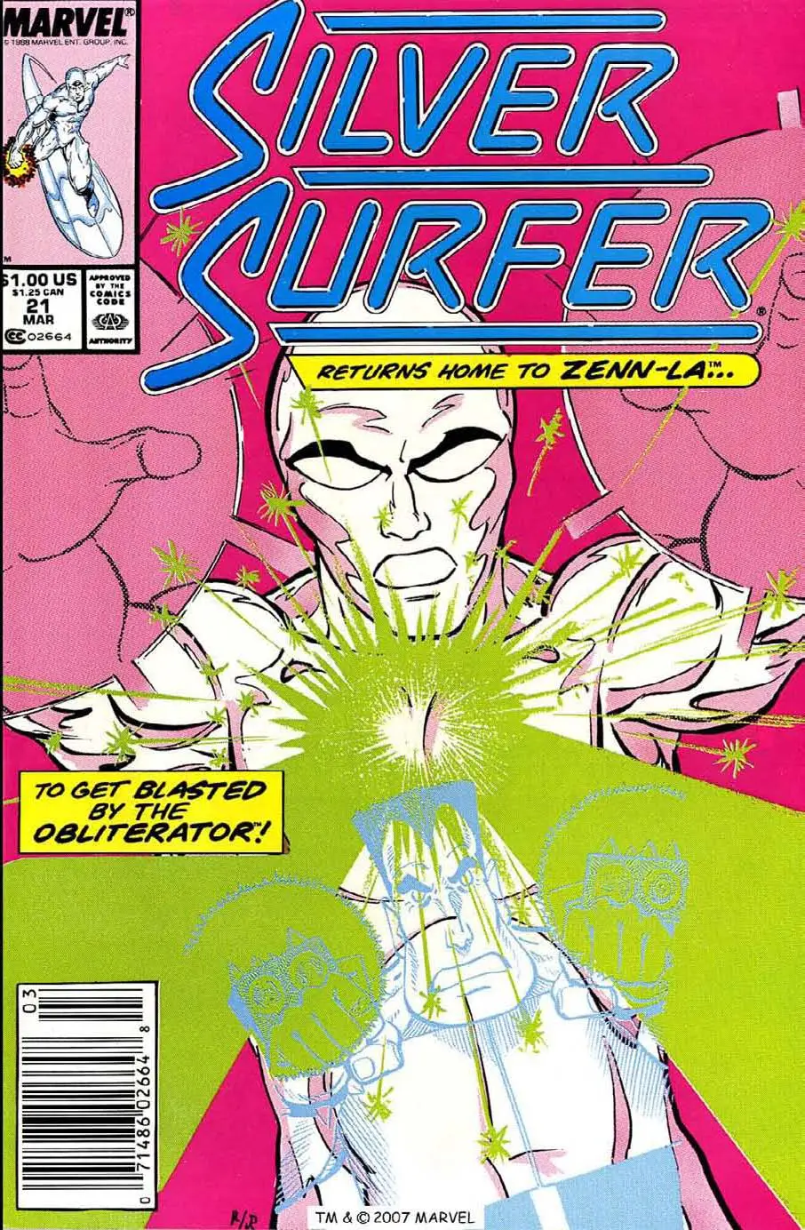 Cover of Silver Surfer vol. 3 #21