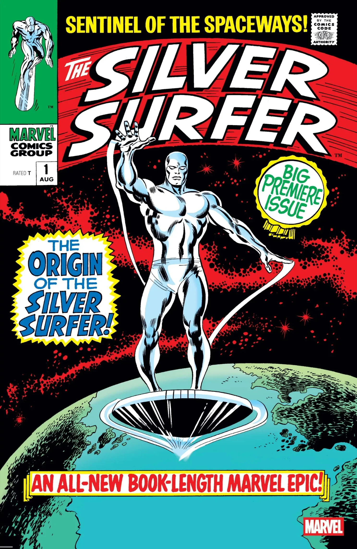 The Silver Surfer #1 (Aug. 1968) — cover