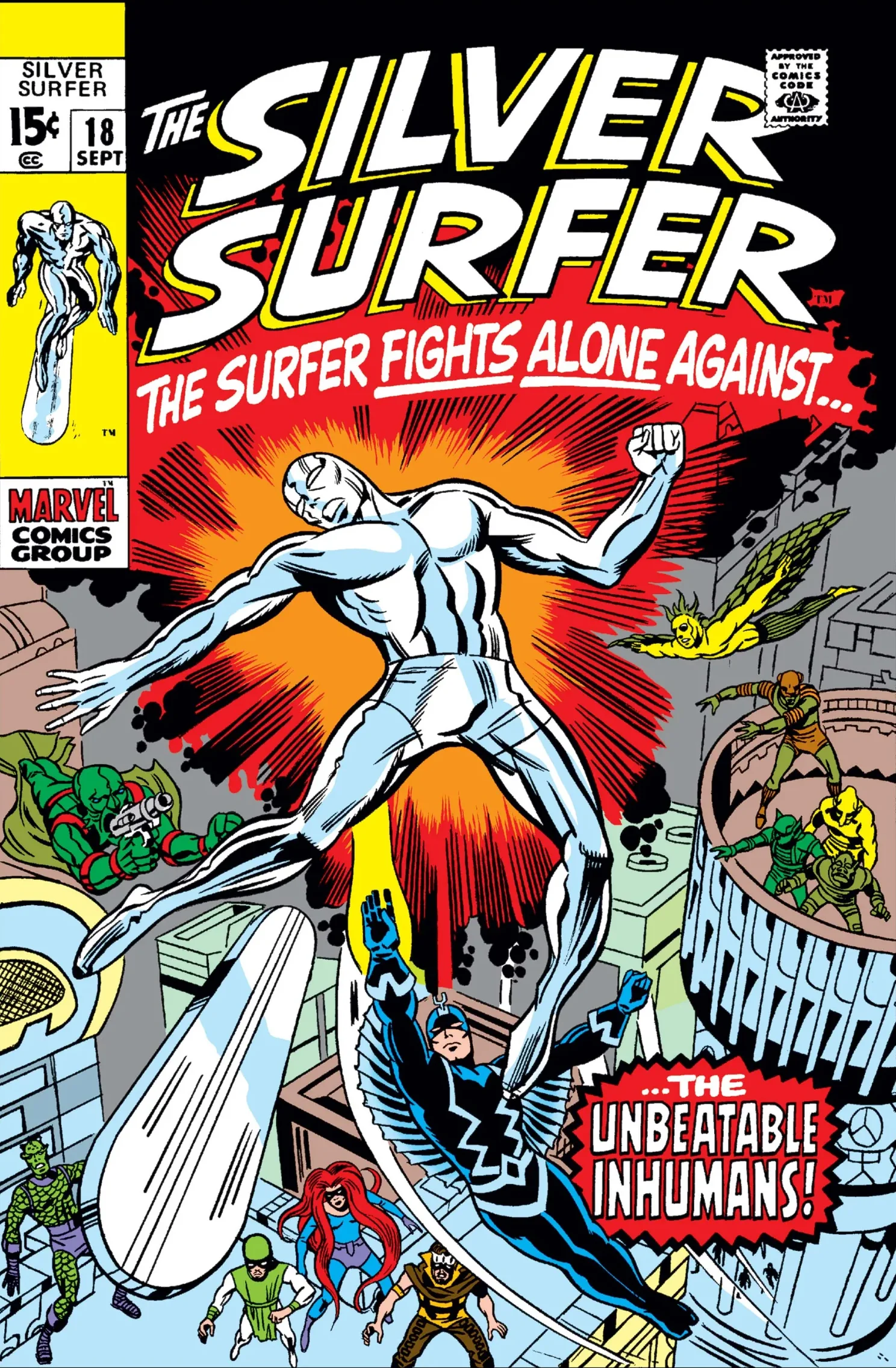 The Silver Surfer #18 (Sept. 1970) — cover