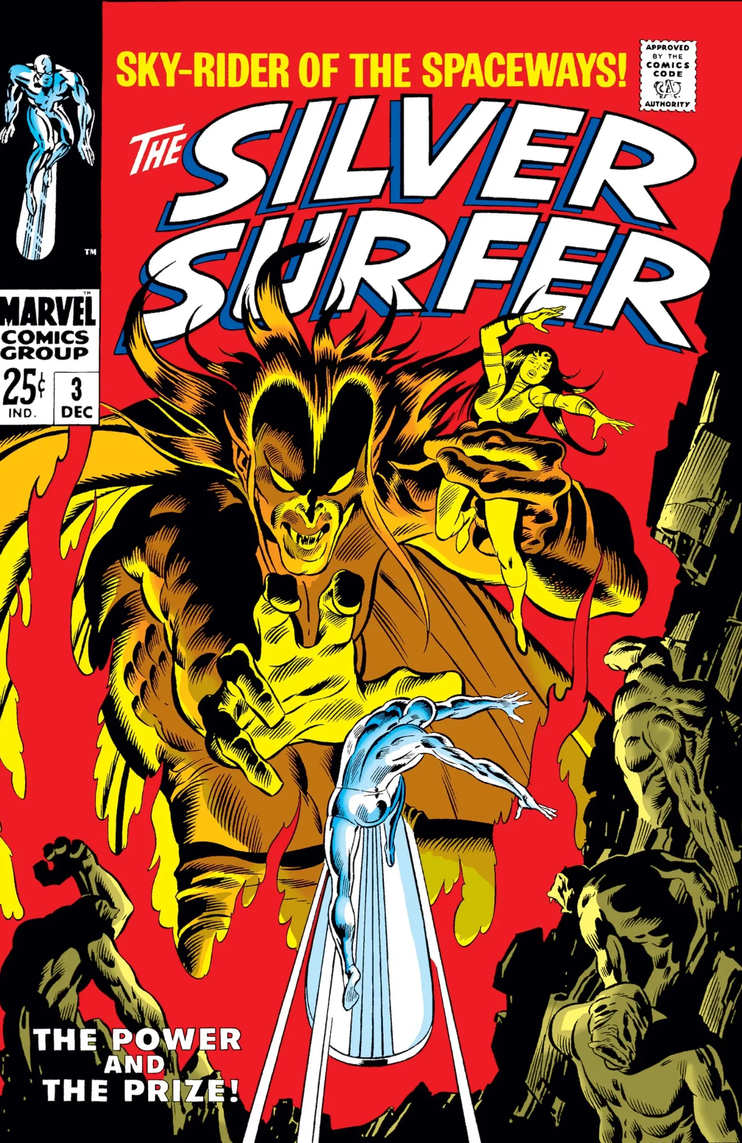 The Silver Surfer #3 (Dec. 1968) — cover