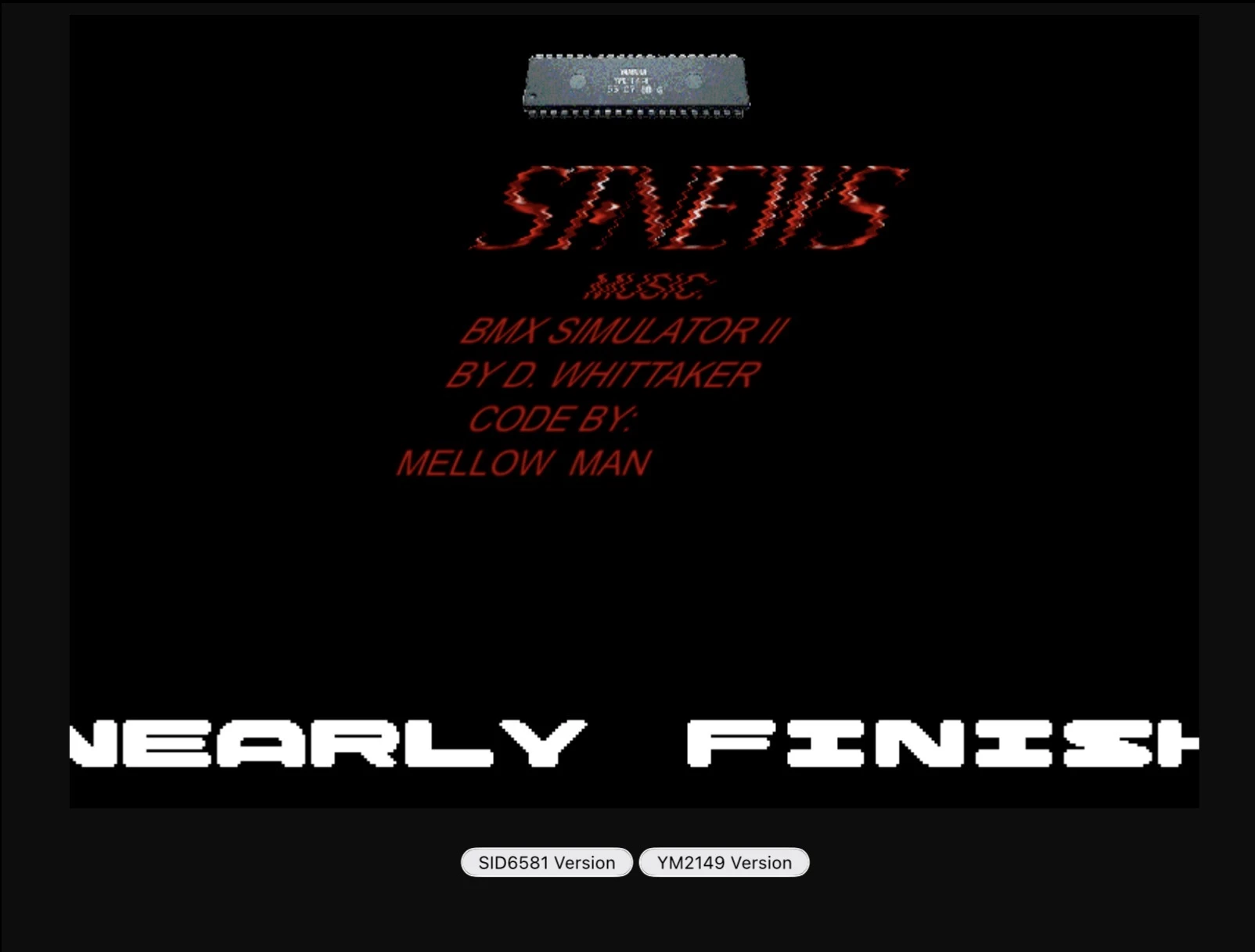 ST-News scrolling text screen