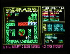 First screenshot of the game's Sanyo version