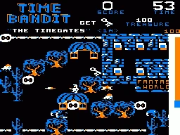 Second screenshot of the game's Tandy TRS-80 CoCo version