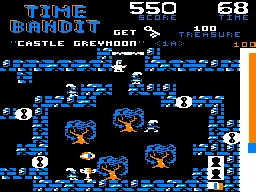 Third screenshot of the game's Tandy TRS-80 CoCo version
