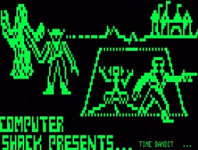 Fourth screenshot of the game's Tandy TRS-80 Model I version