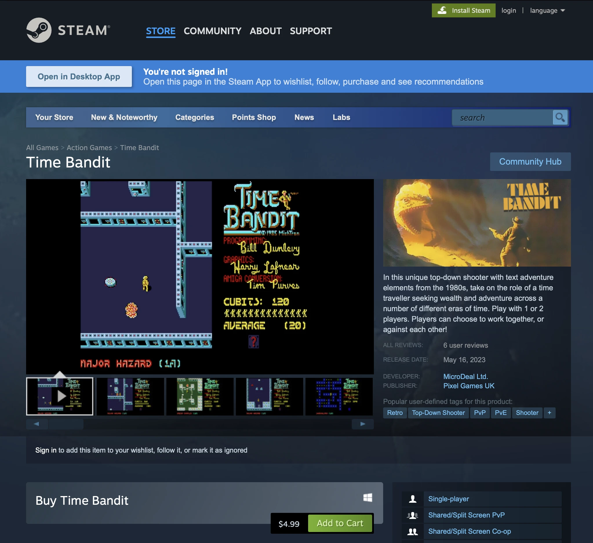 Time Bandit on Steam