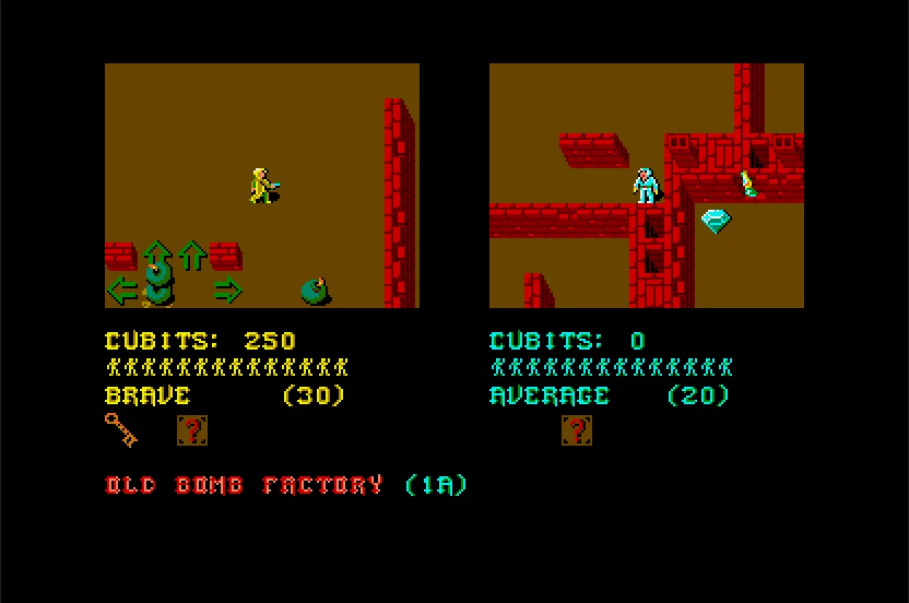 Two player mode in split screen