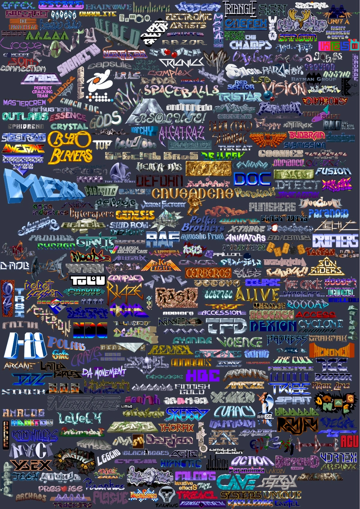 The demoscene is a vibrant community of artists and programmers.