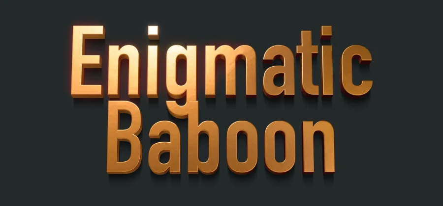 Enigmatic Baboon