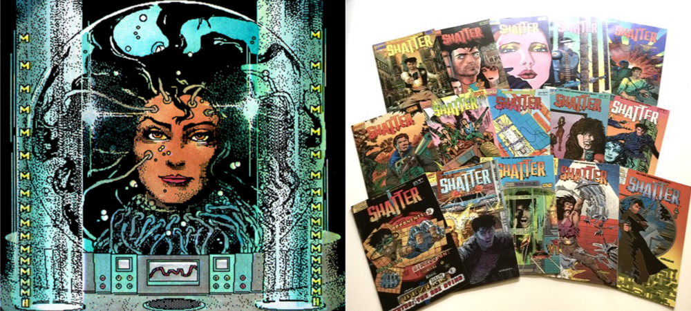 Shatter, the first comic book created on a computer