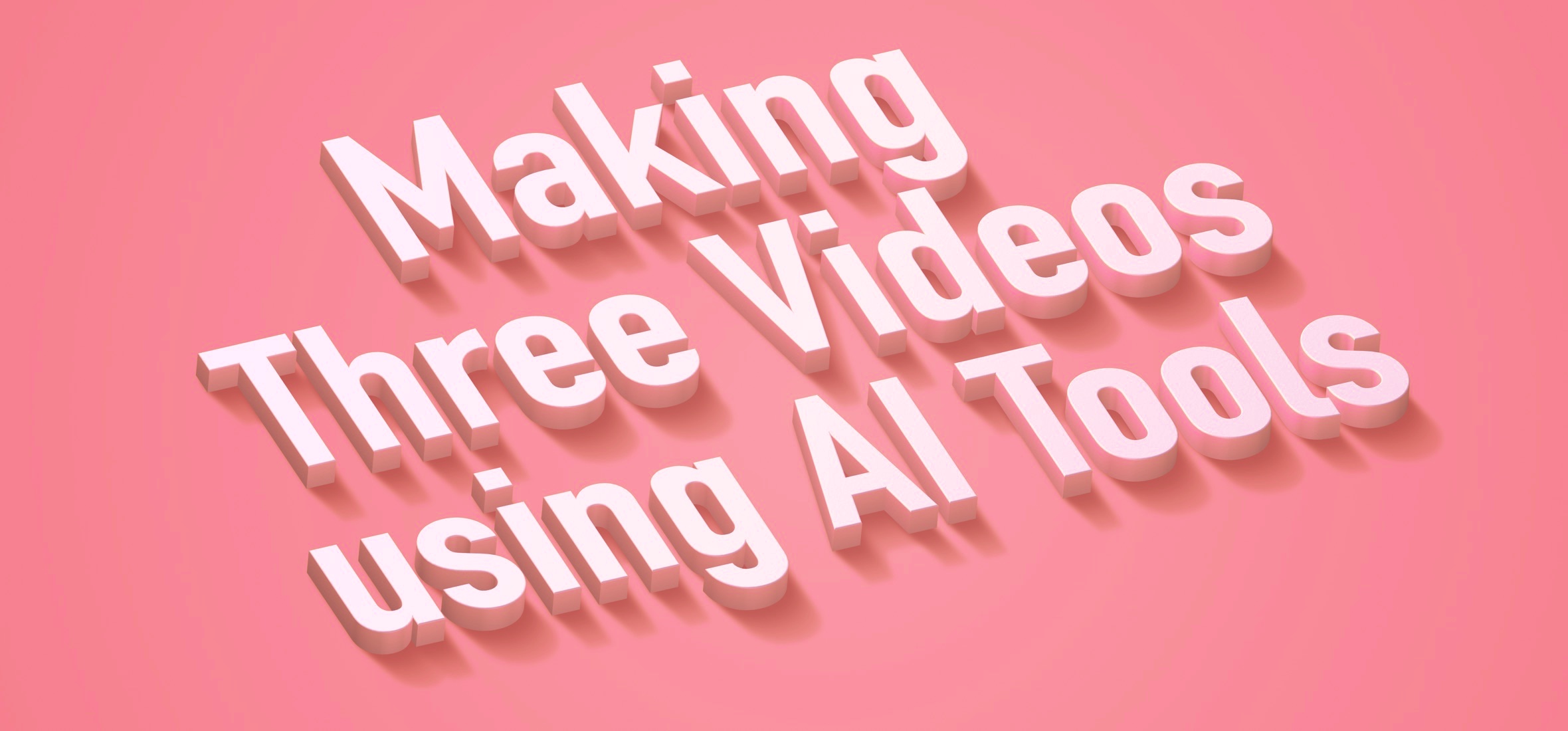 Creating Videos Using AI